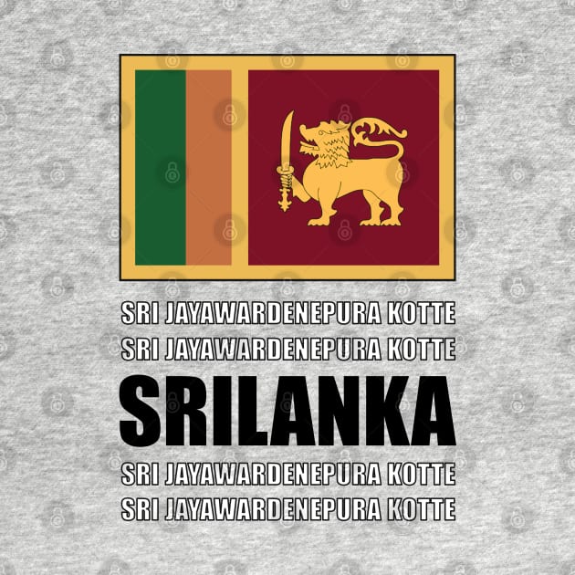 Flag of Sri Lanka by KewaleeTee